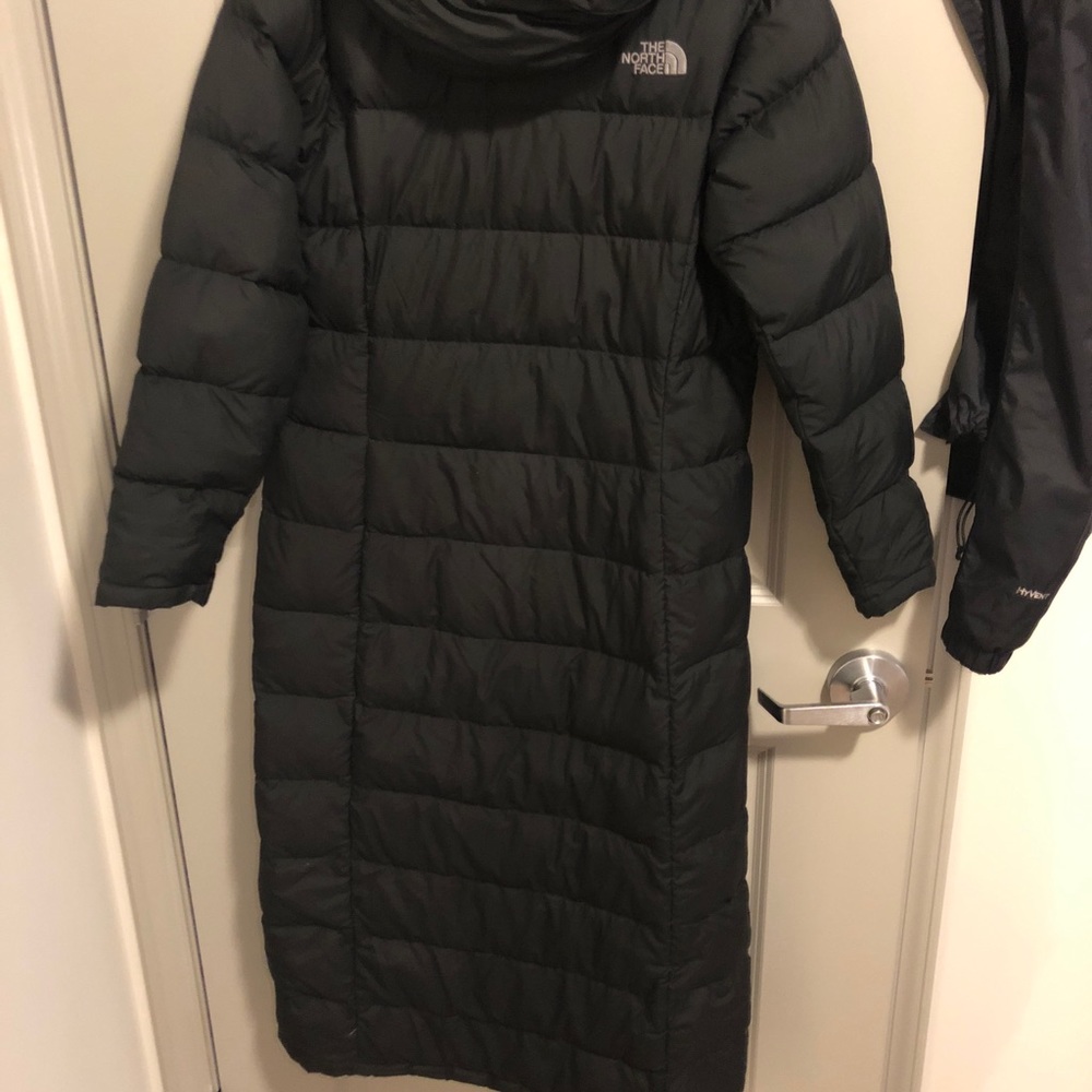 Long north face parka
